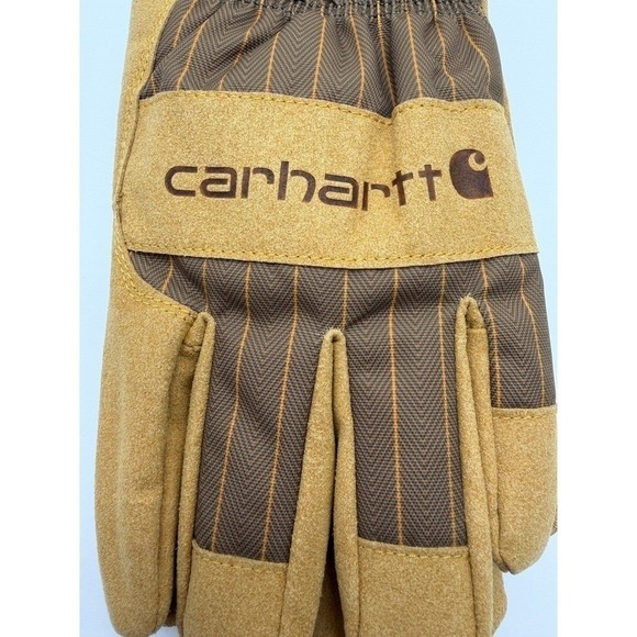 Carhartt Work Gloves Men's L Insulated Synthetic Suede Knit Cuff New 0089 - Picture 3 of 7